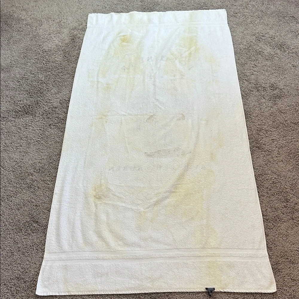 VTG Polo Bear By Ralph Lauren Western Casual Bath Sheet Beach Towel 35x72 USA